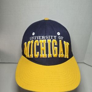 University Of Michigan Snap Back Hat